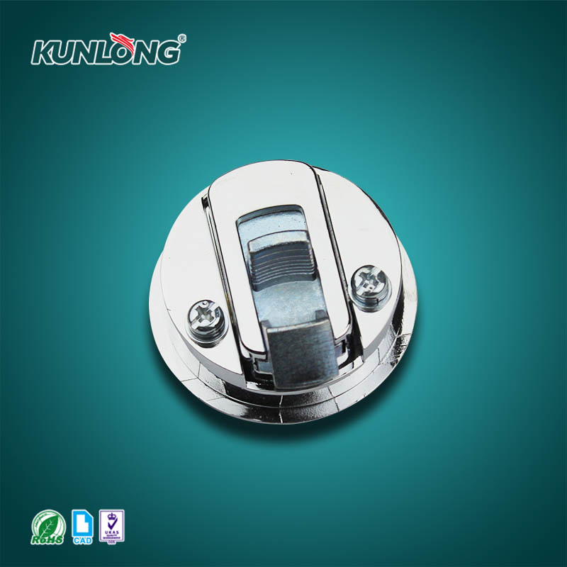 尚坤工业SK1-070W不锈钢门锁|圆头门锁|嵌入式门锁|控制箱门锁